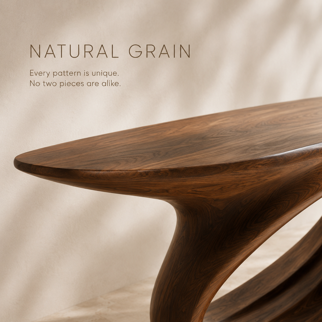 Celine Warm Modern Console Table - product image 05