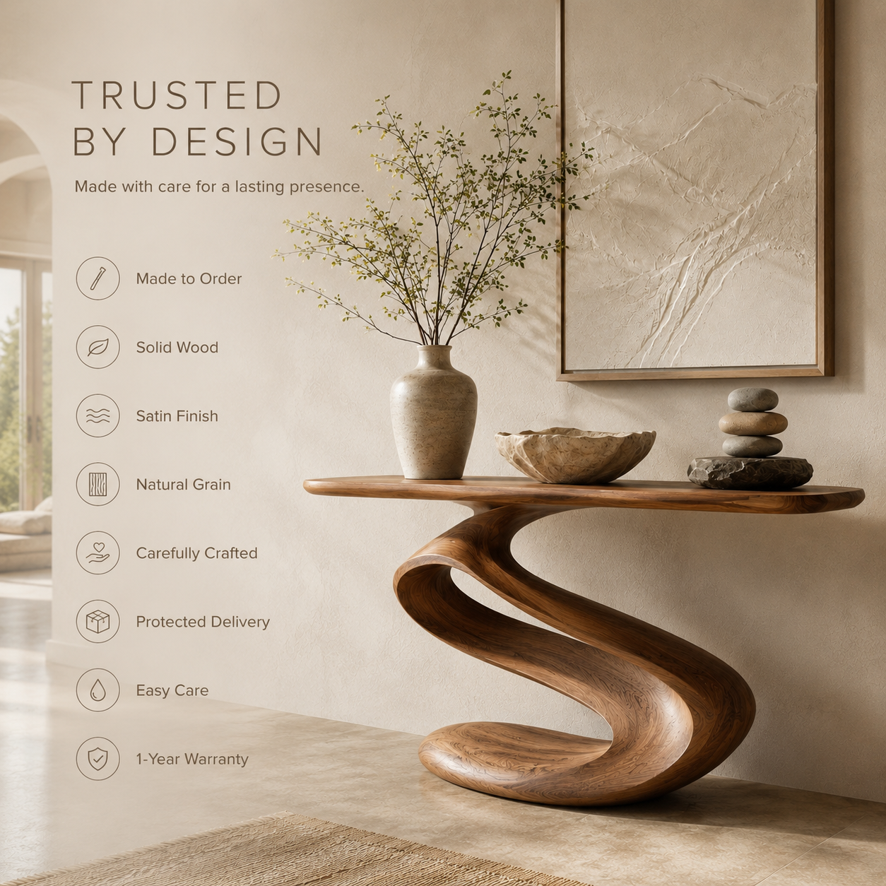 Eira Statement Console Table - product image 09