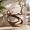 Aurelle Sculptural Console Table - main view