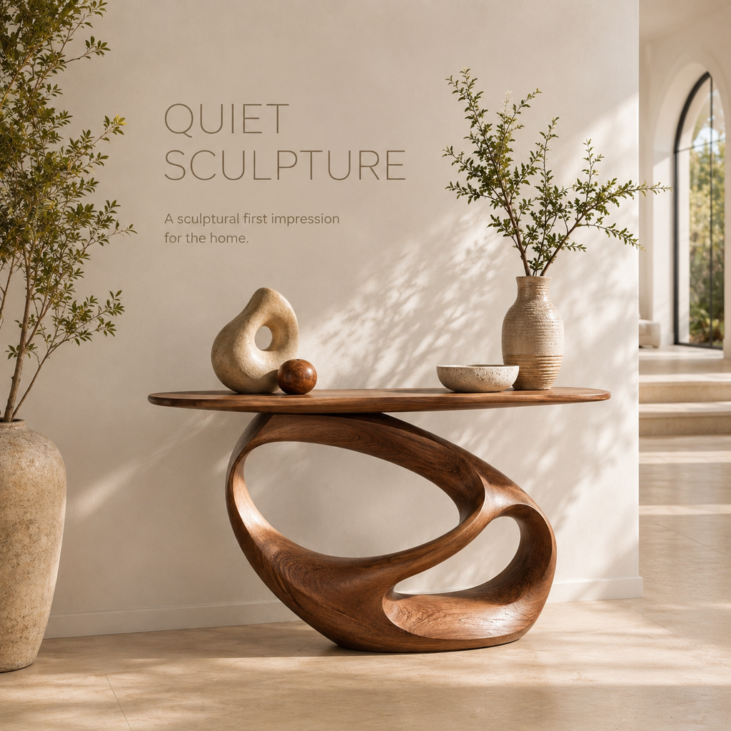 Aurelle Sculptural Console Table - product image 02