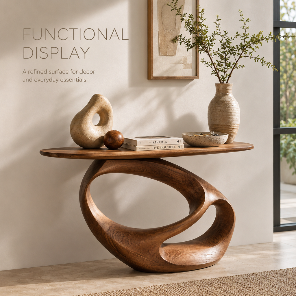 Aurelle Sculptural Console Table - product image 07