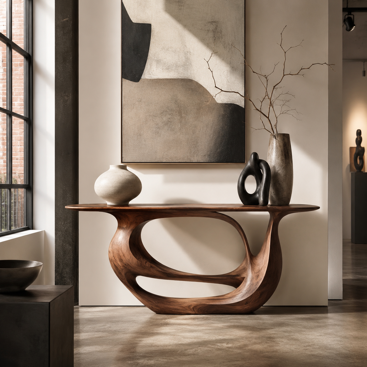 Marin Flow Entry Console Table - main view