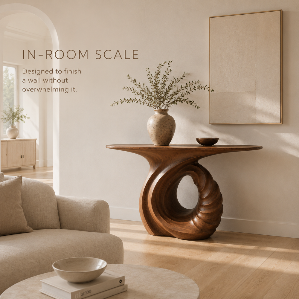 Caldera Organic Hall Console Table - product image 04