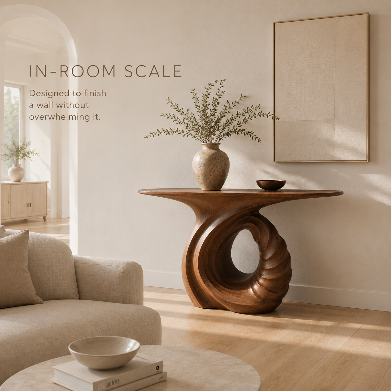 Caldera Organic Hall Console Table - product image 04