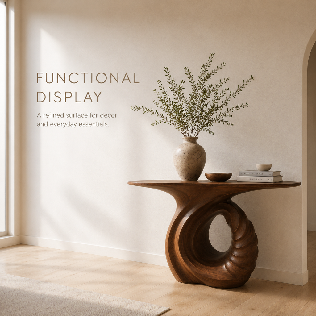 Caldera Organic Hall Console Table - product image 07