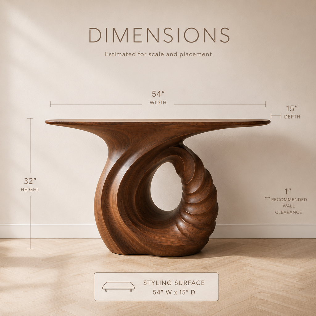 Caldera Organic Hall Console Table - product image 08