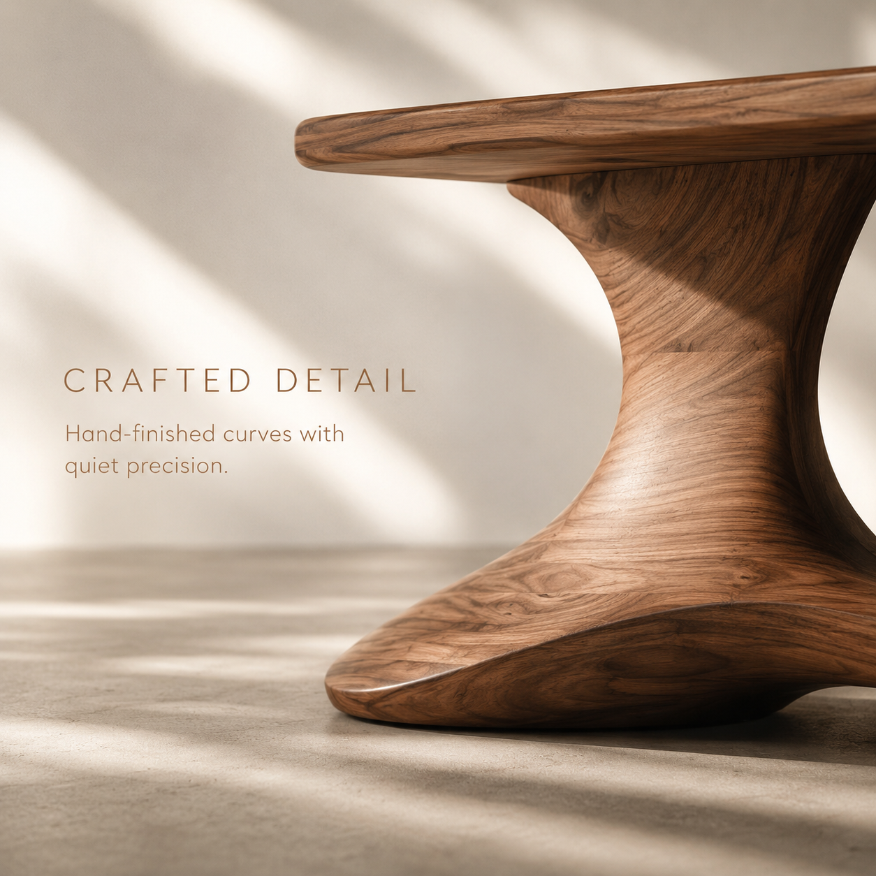 Soren Rounded Wood Console Table - product image 06