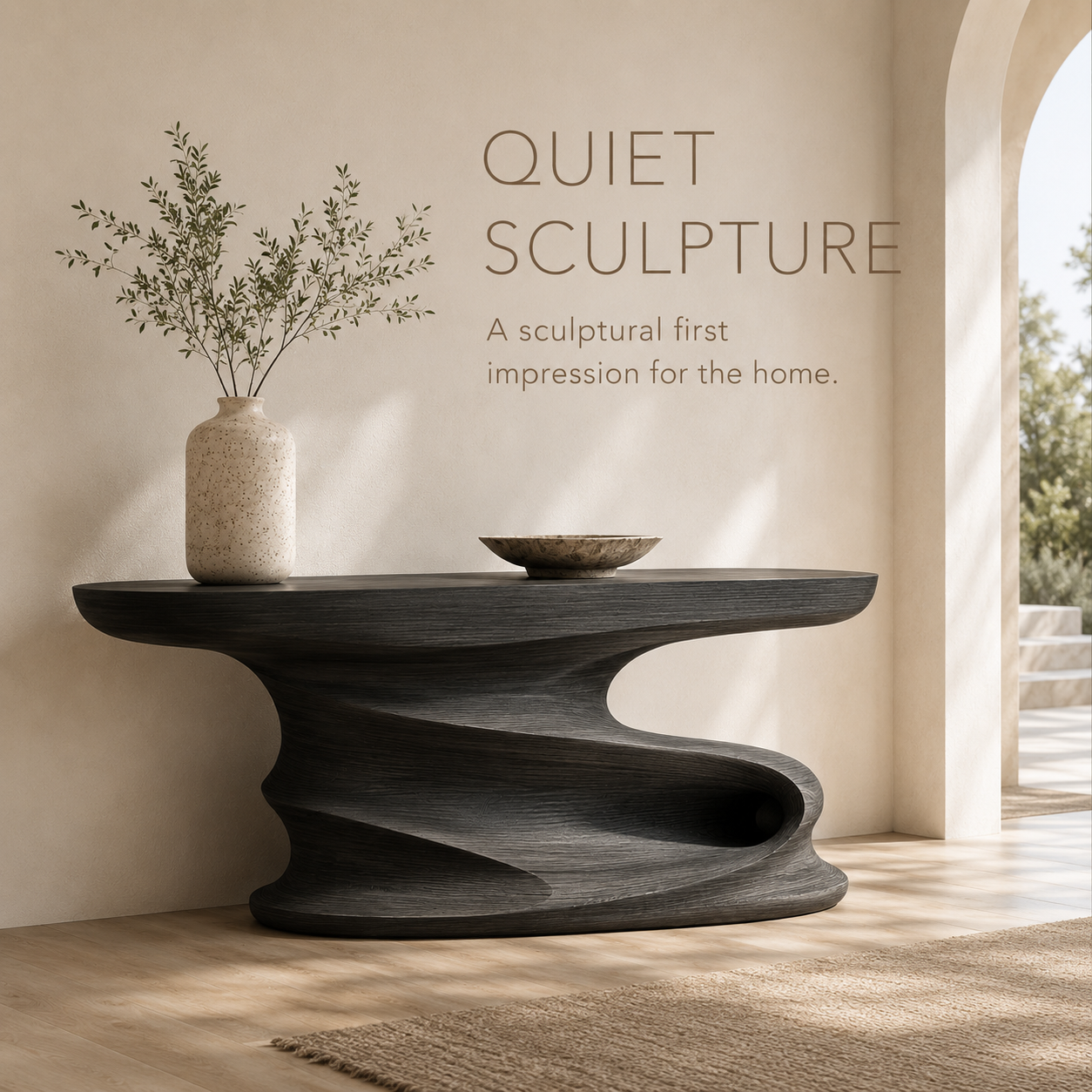 Veyra Soft Curve Console Table - product image 02