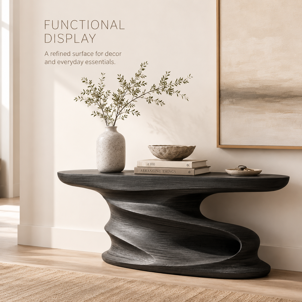 Veyra Soft Curve Console Table - product image 07