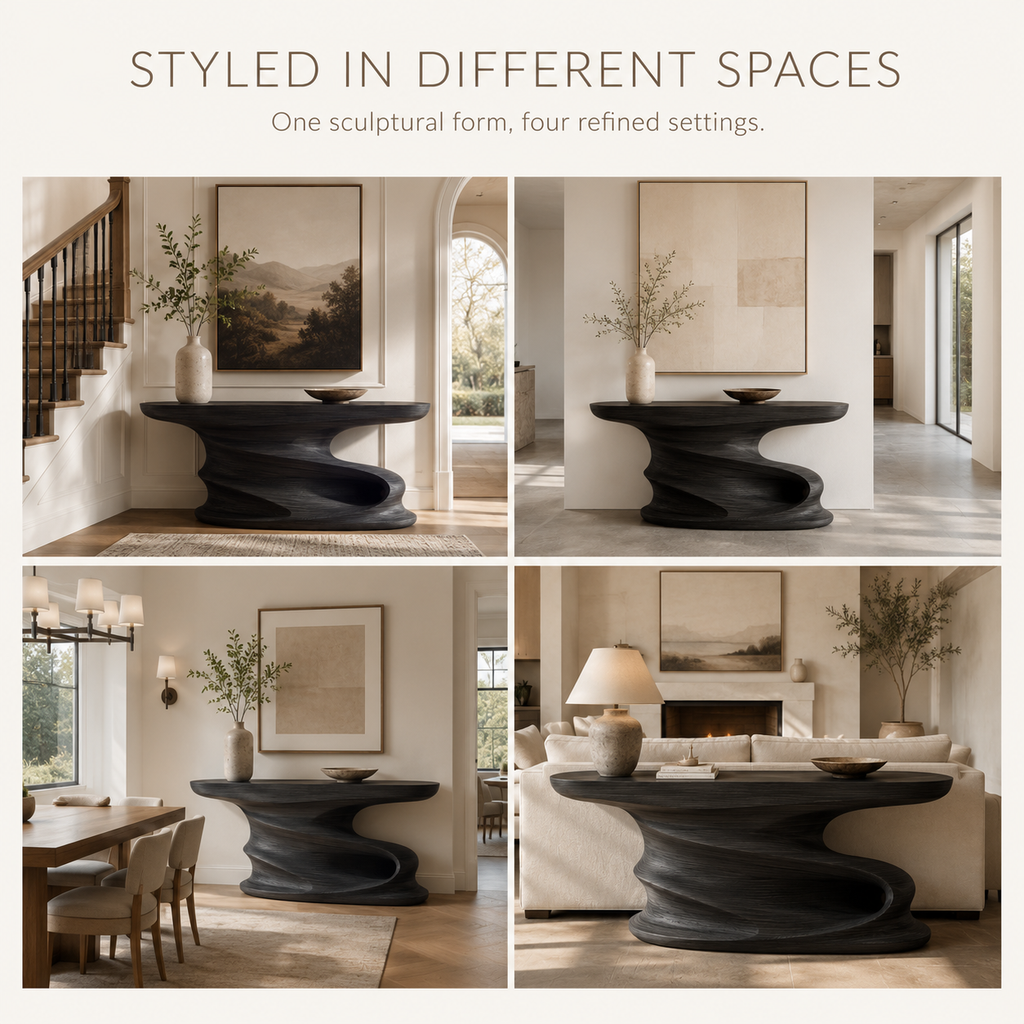Veyra Soft Curve Console Table - product image 10