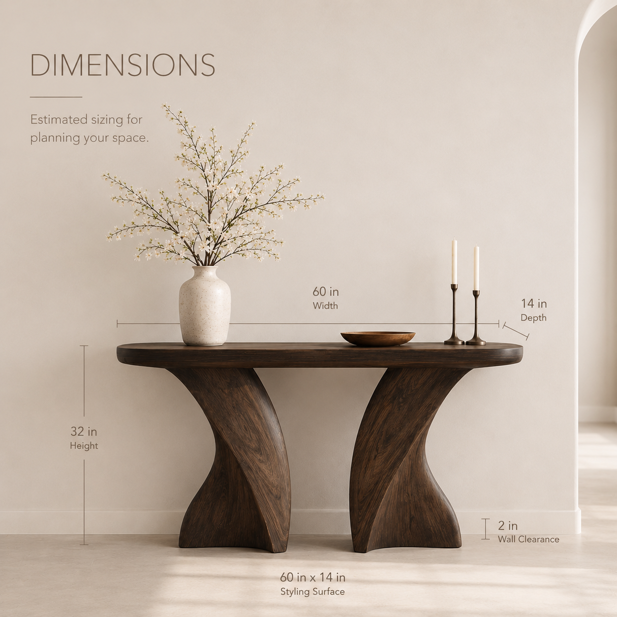 Nolan Arc Entry Console Table - product image 08