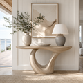 Liora Warm Walnut Console Table - main view