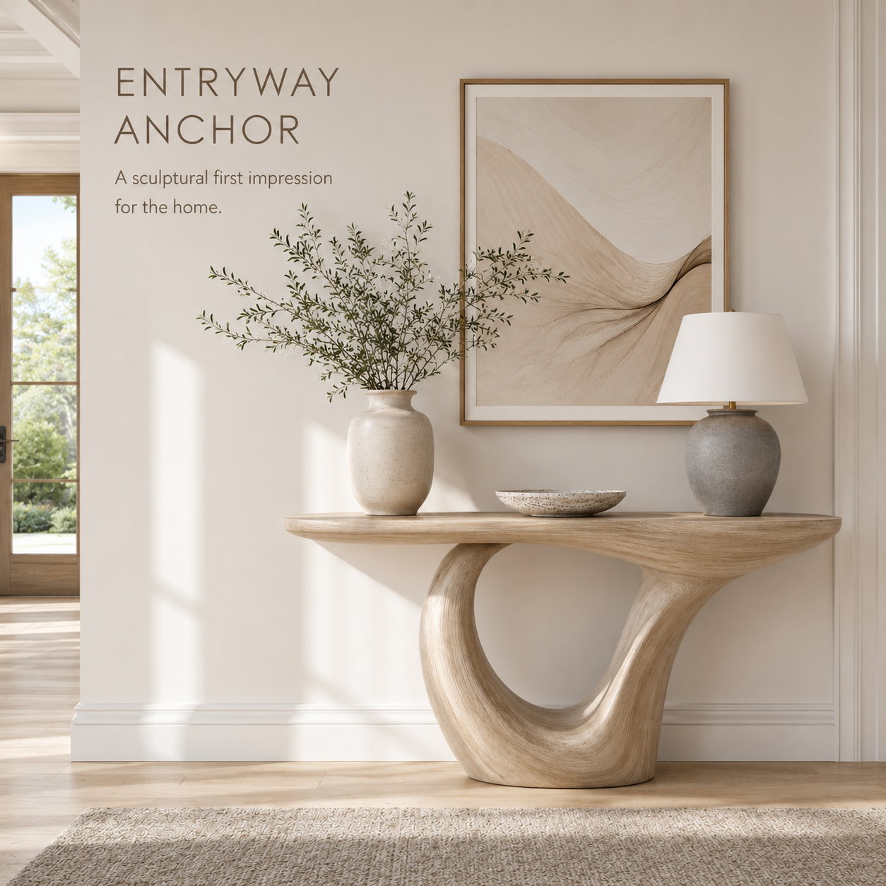 Liora Warm Walnut Console Table - product image 02