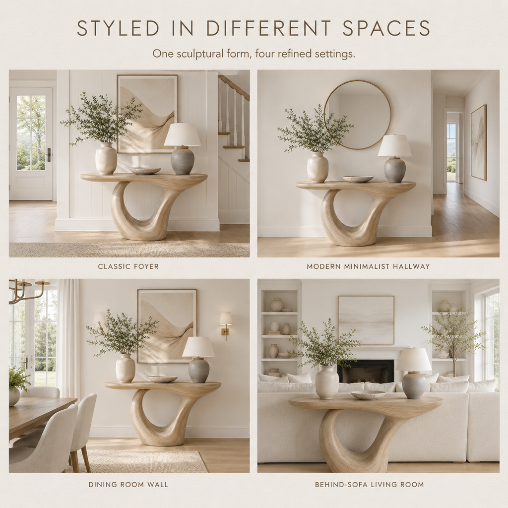 Liora Warm Walnut Console Table - product image 10