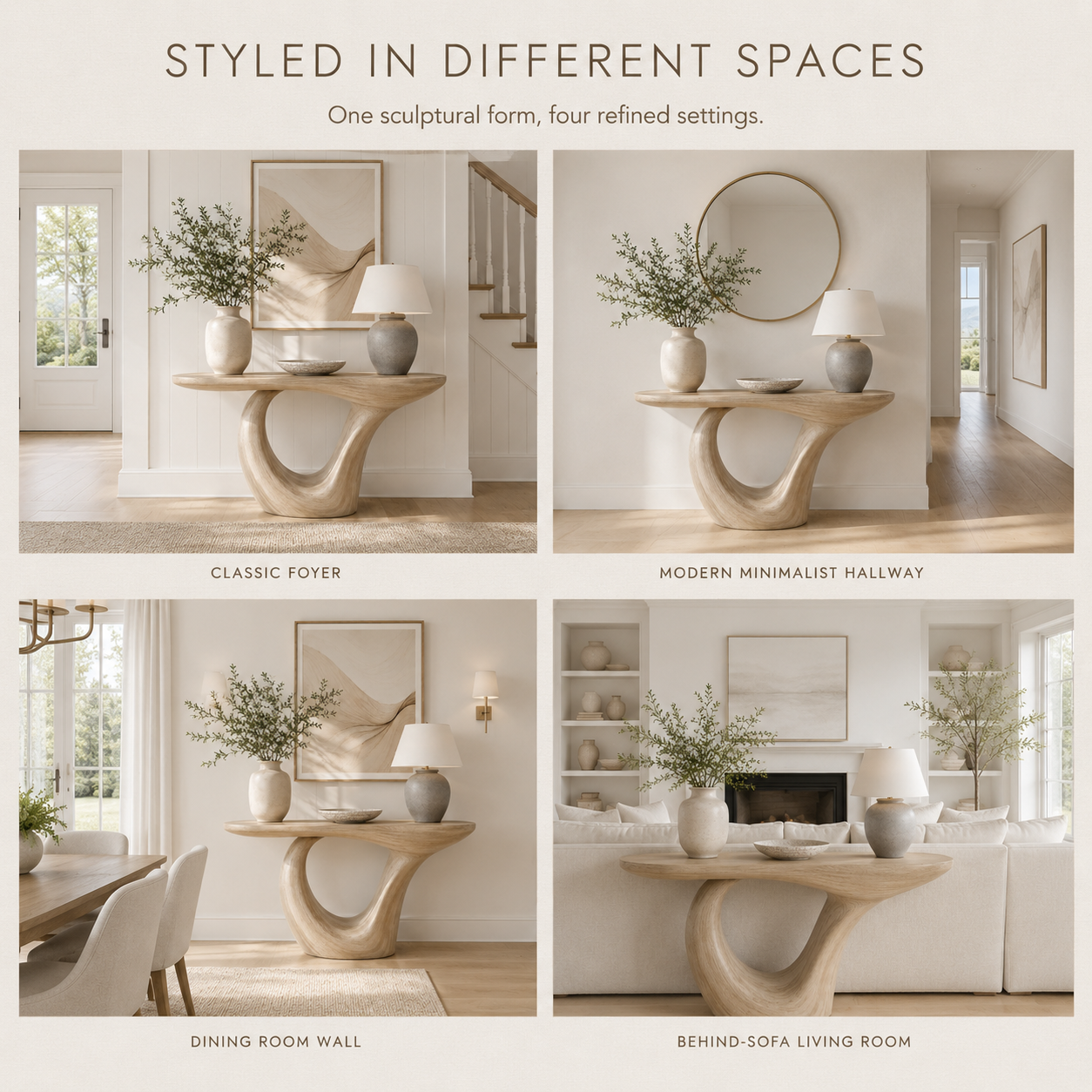 Liora Warm Walnut Console Table - product image 10