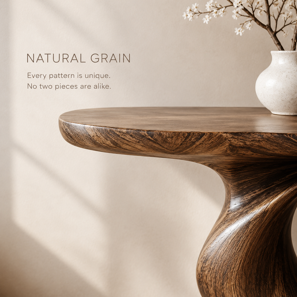 Brielle Sculpted Hall Console Table - product image 05