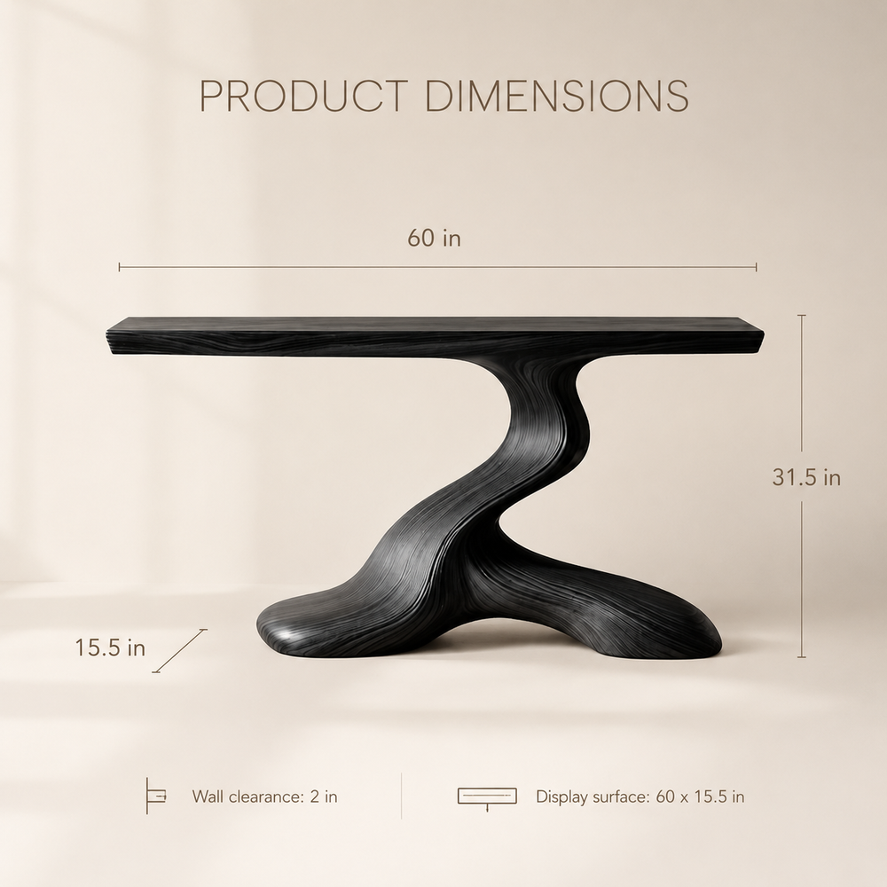 Orin Organic Modern Console Table - product image 07