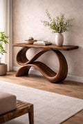 Selene Rounded Foyer Console Table - main view