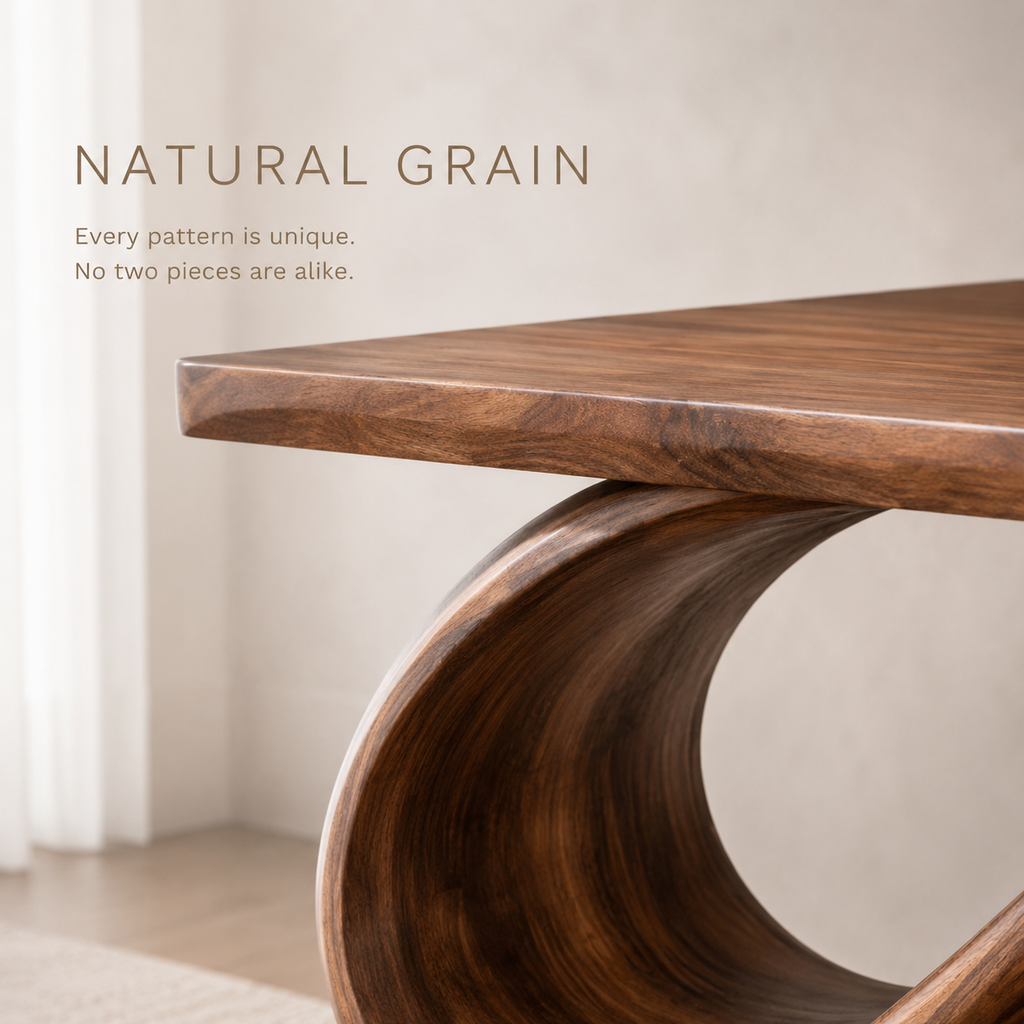 Selene Rounded Foyer Console Table - product image 05
