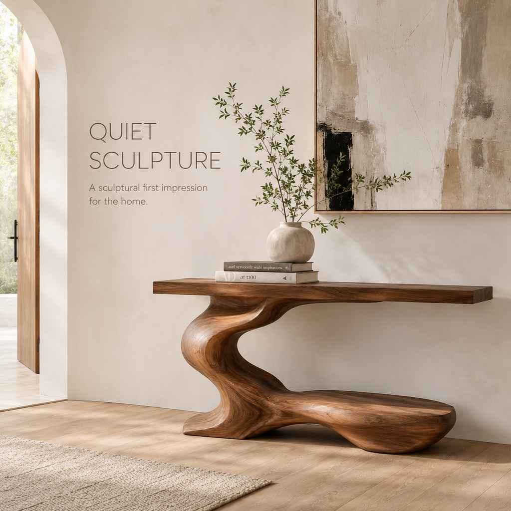Mira Flow Wood Console Table - product image 02