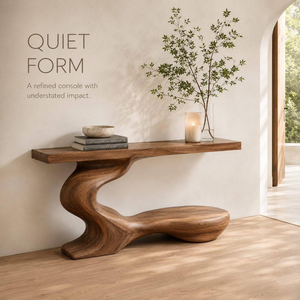 Mira Flow Wood Console Table - product image 03