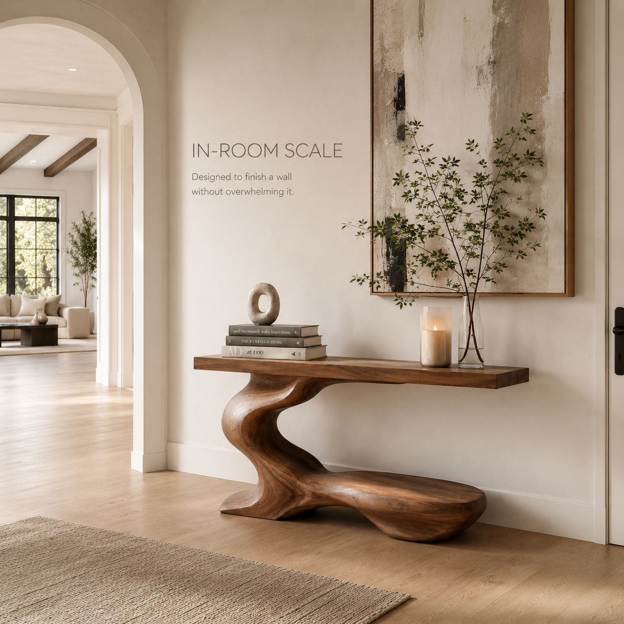 Mira Flow Wood Console Table - product image 04