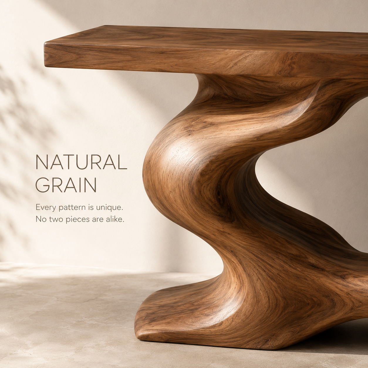 Mira Flow Wood Console Table - product image 05
