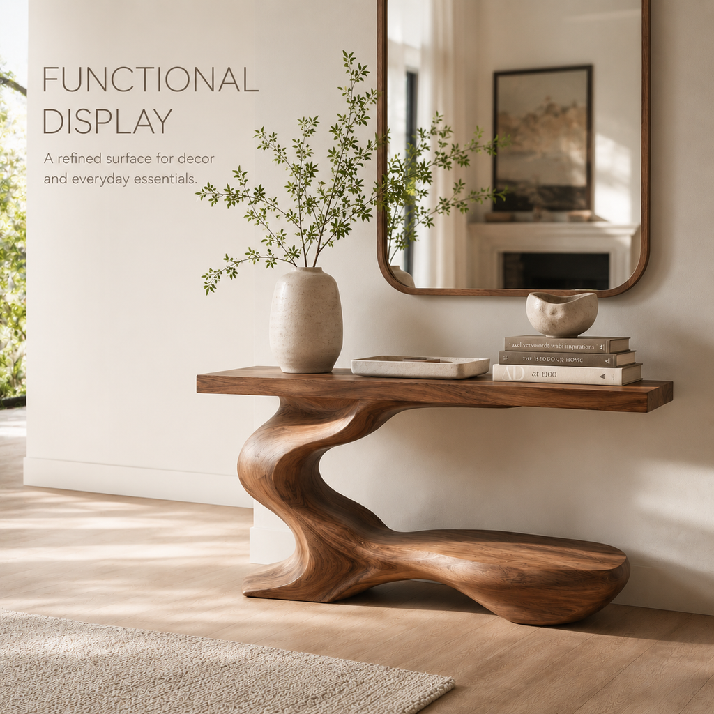 Mira Flow Wood Console Table - product image 07