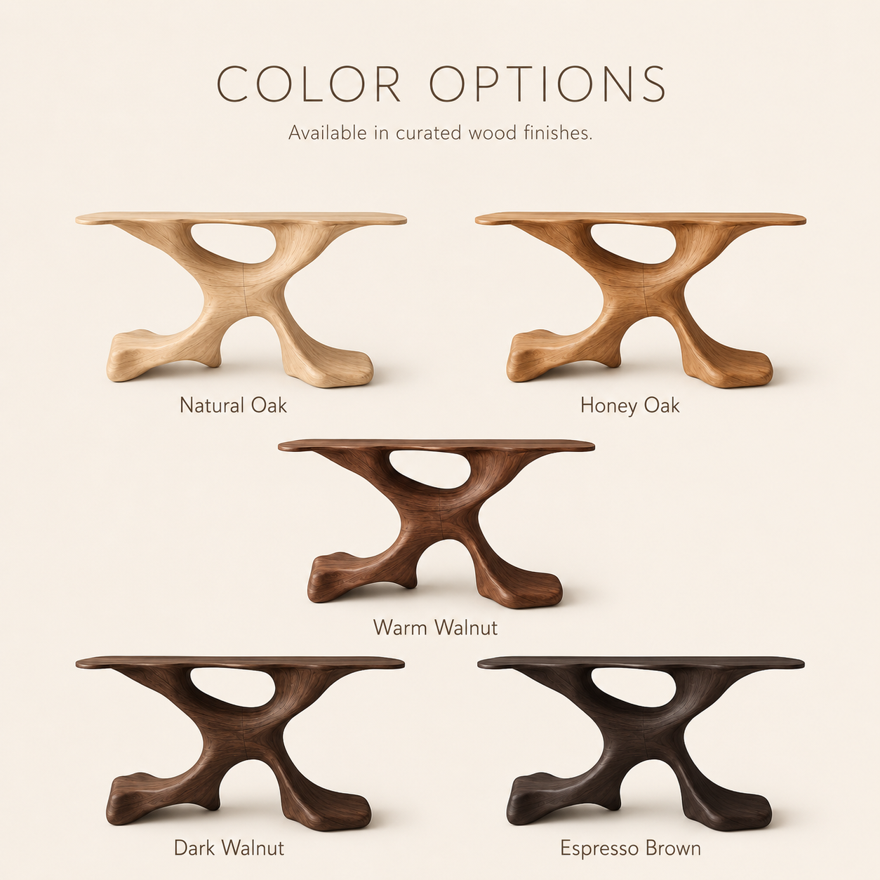 Vale Sculptural Entry Console Table - product image 09