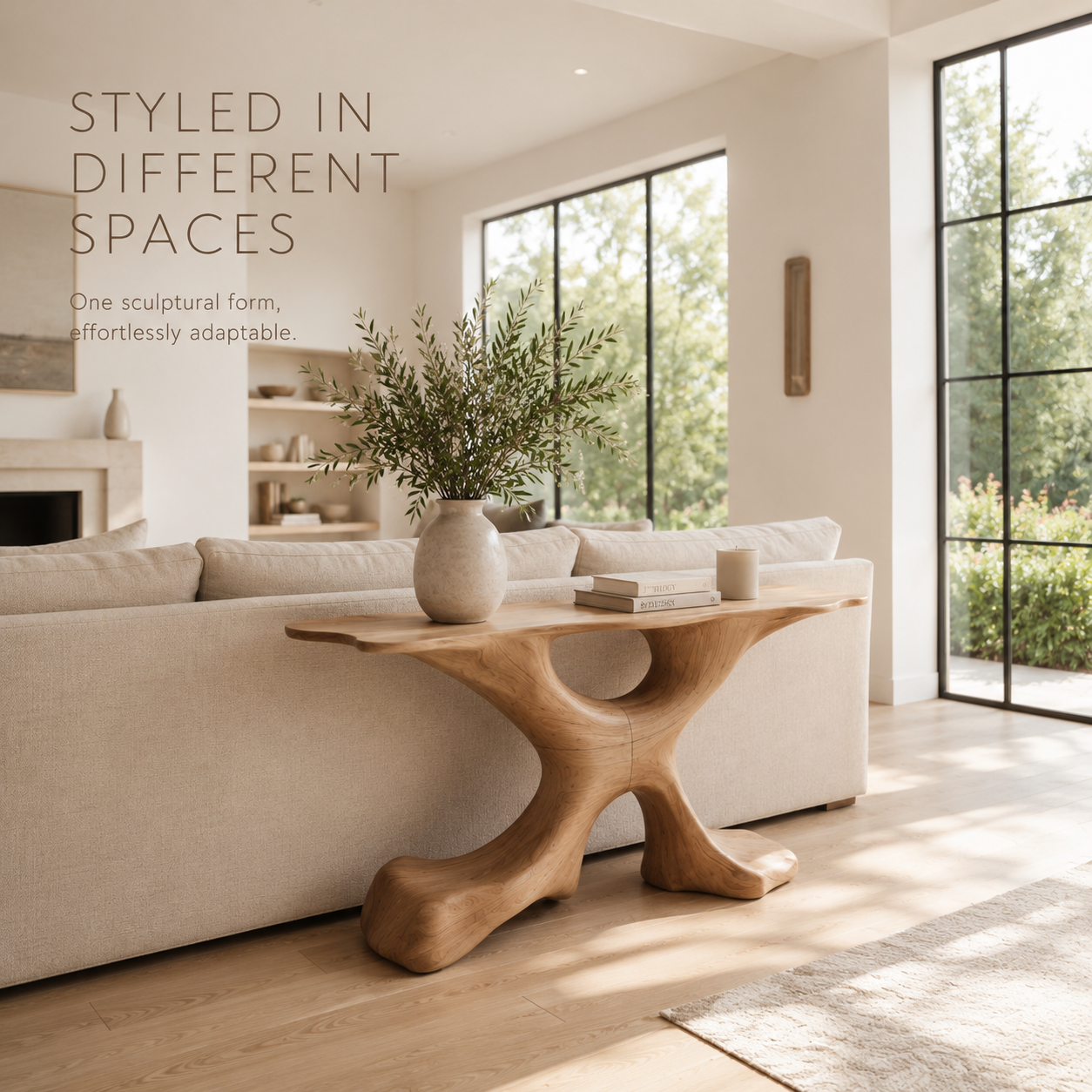 Vale Sculptural Entry Console Table - product image 11