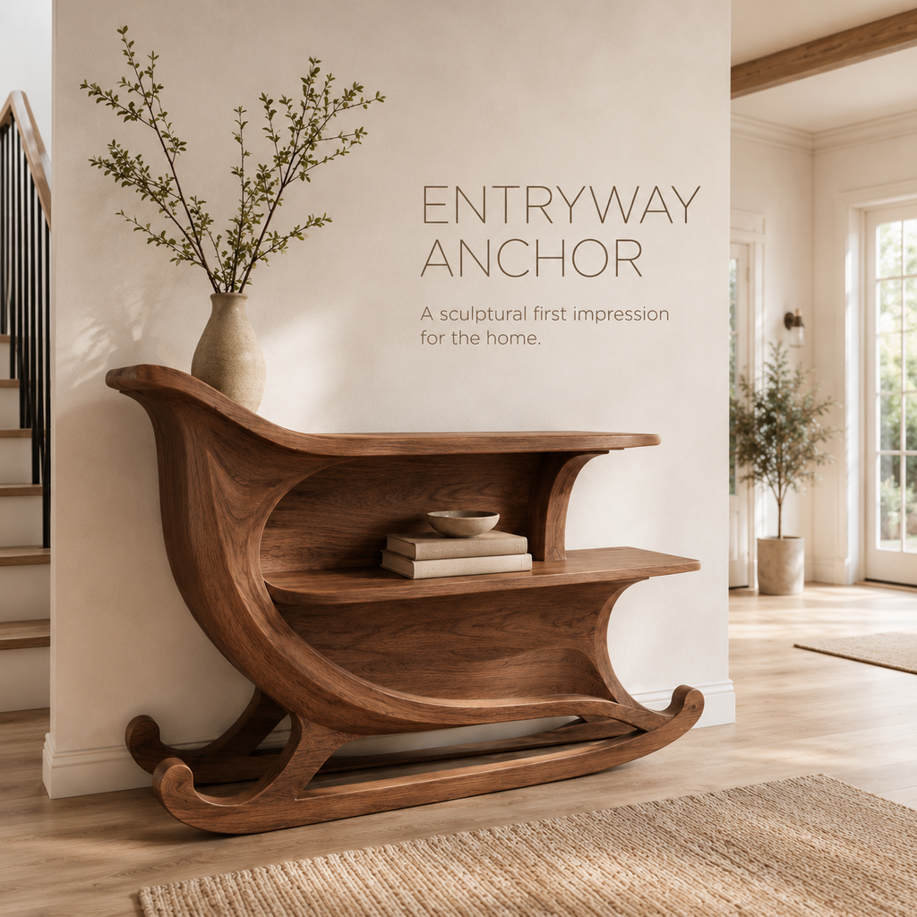 Aurelle Sculptural Console Table - product image 02