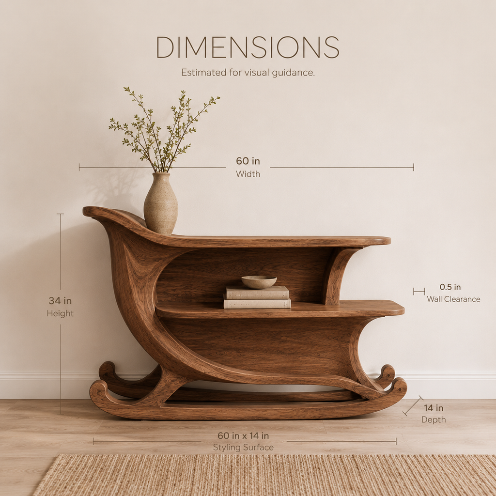 Aurelle Sculptural Console Table - product image 08