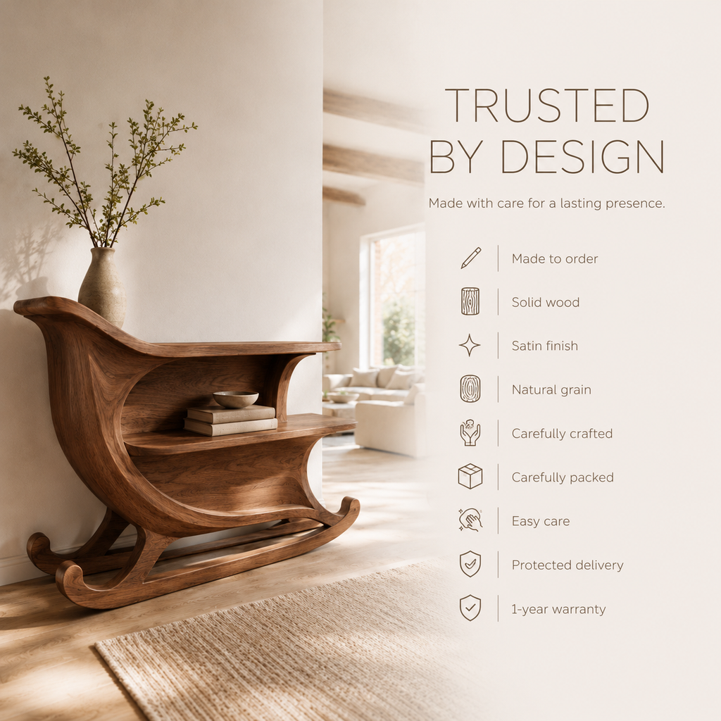 Aurelle Sculptural Console Table - product image 09