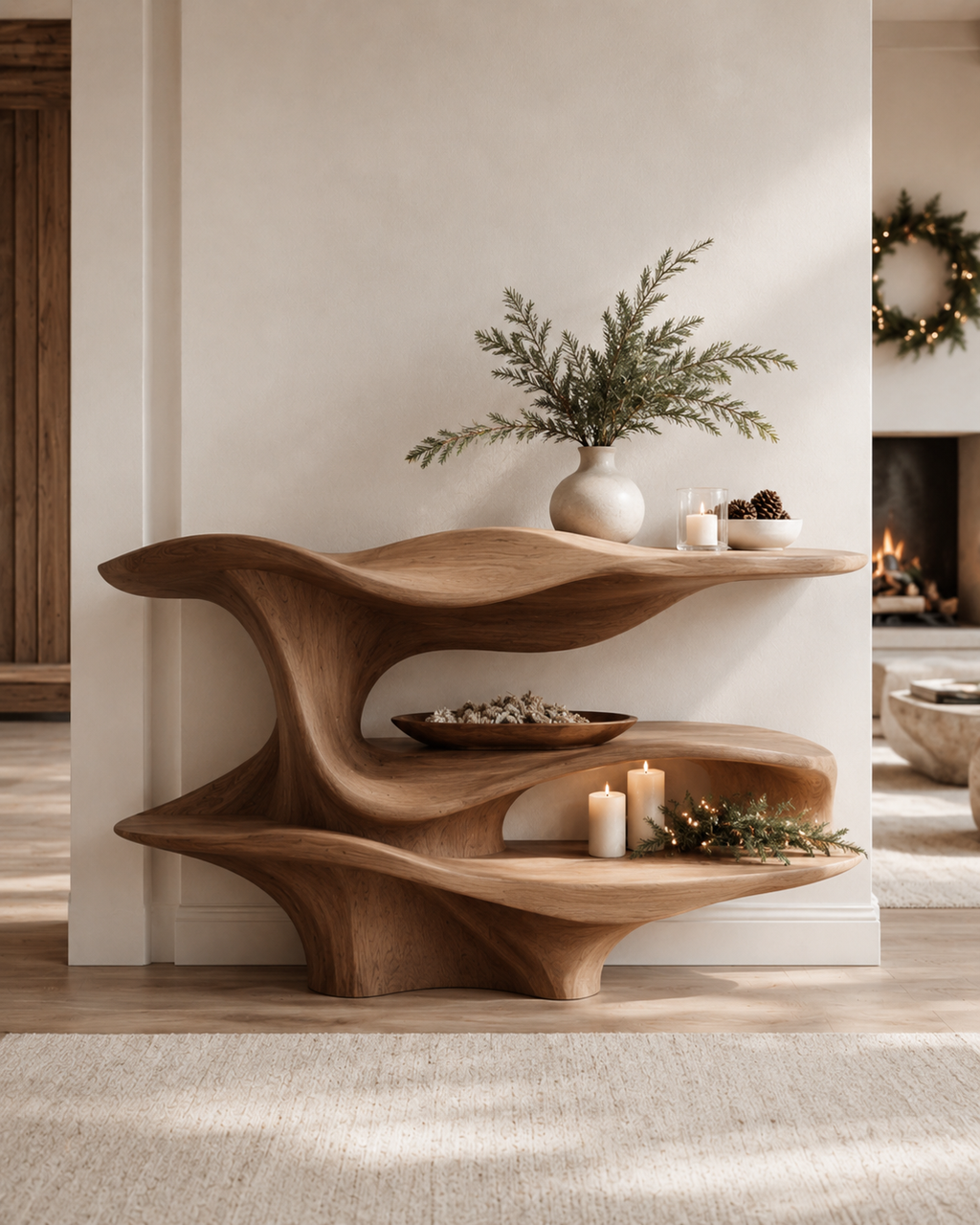 Marin Flow Entry Console Table - main view