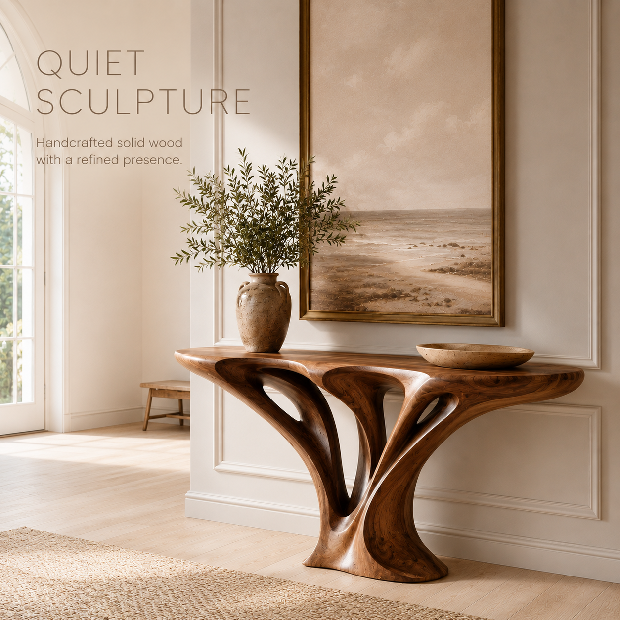 Veyra Soft Curve Console Table - product image 02