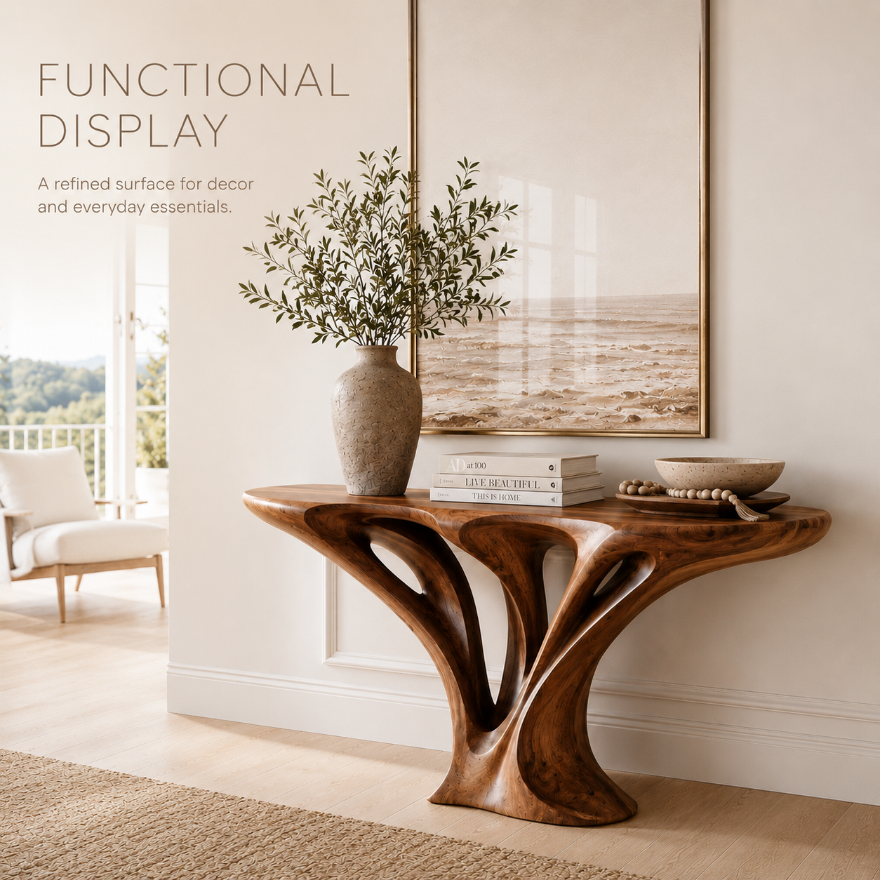 Veyra Soft Curve Console Table - product image 05
