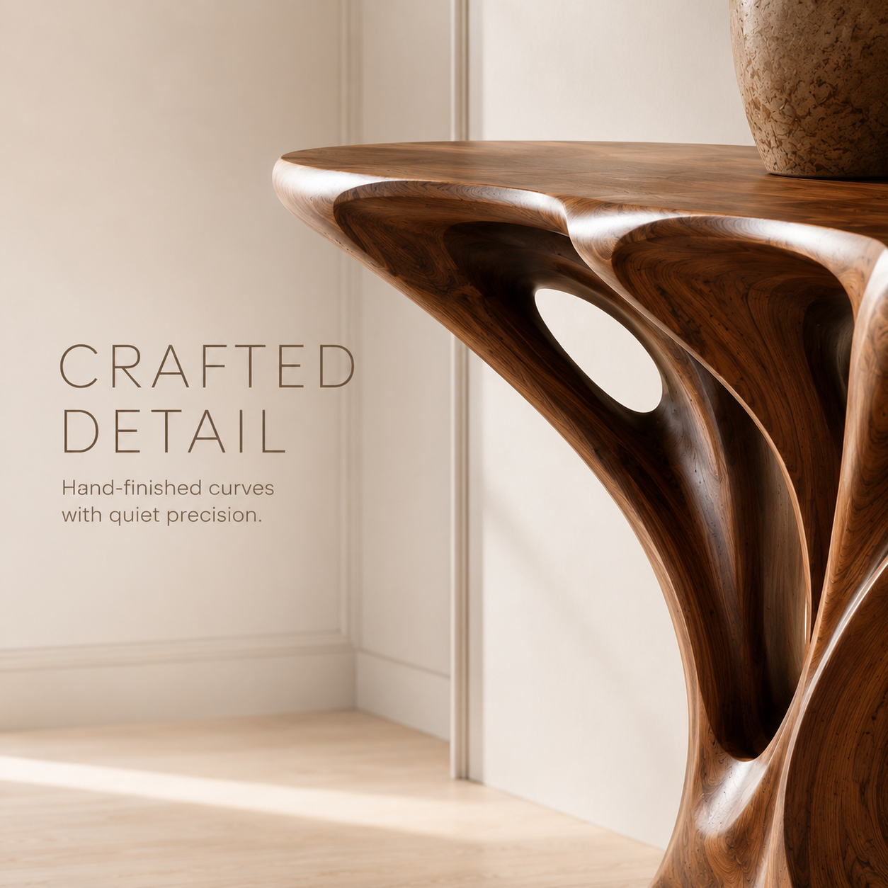 Veyra Soft Curve Console Table - product image 06