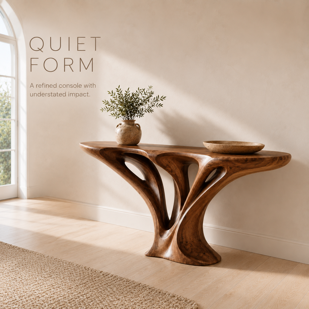 Veyra Soft Curve Console Table - product image 07
