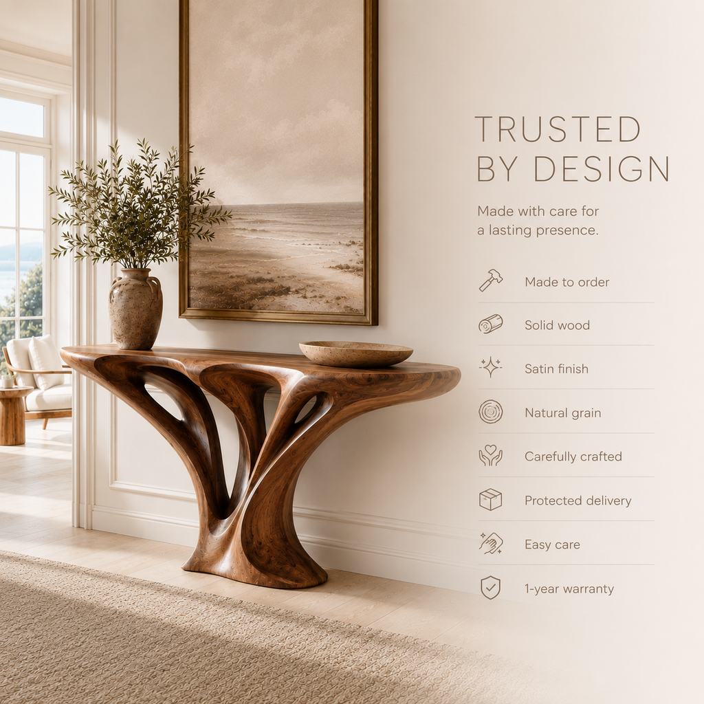 Veyra Soft Curve Console Table - product image 09