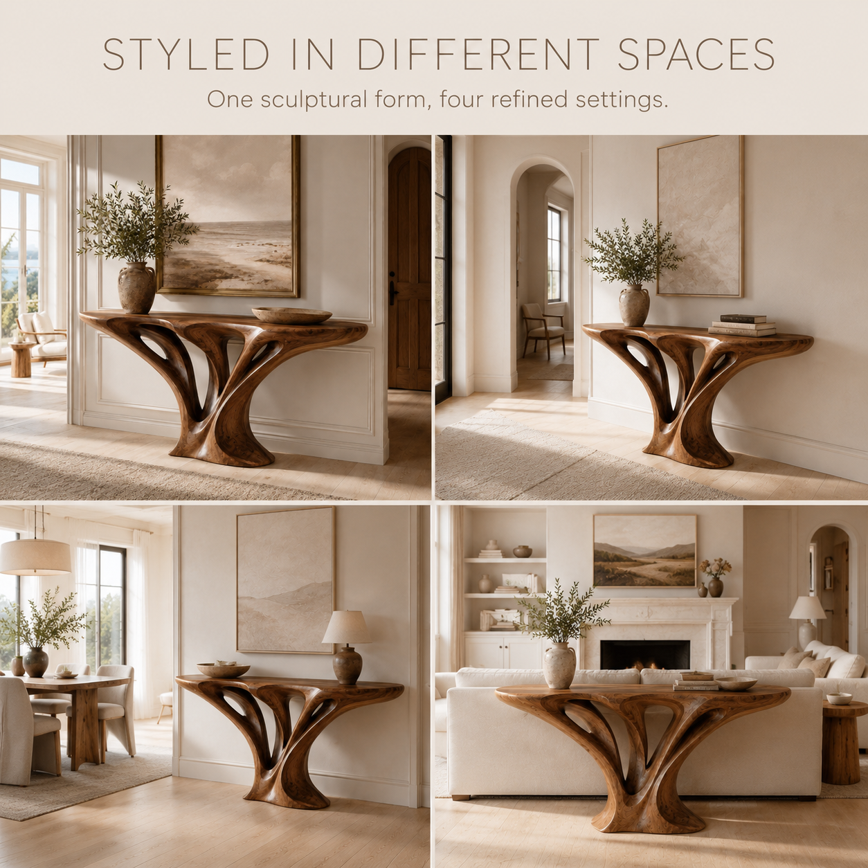 Veyra Soft Curve Console Table - product image 11