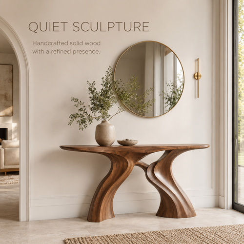 Liora Warm Walnut Console Table - product image 02