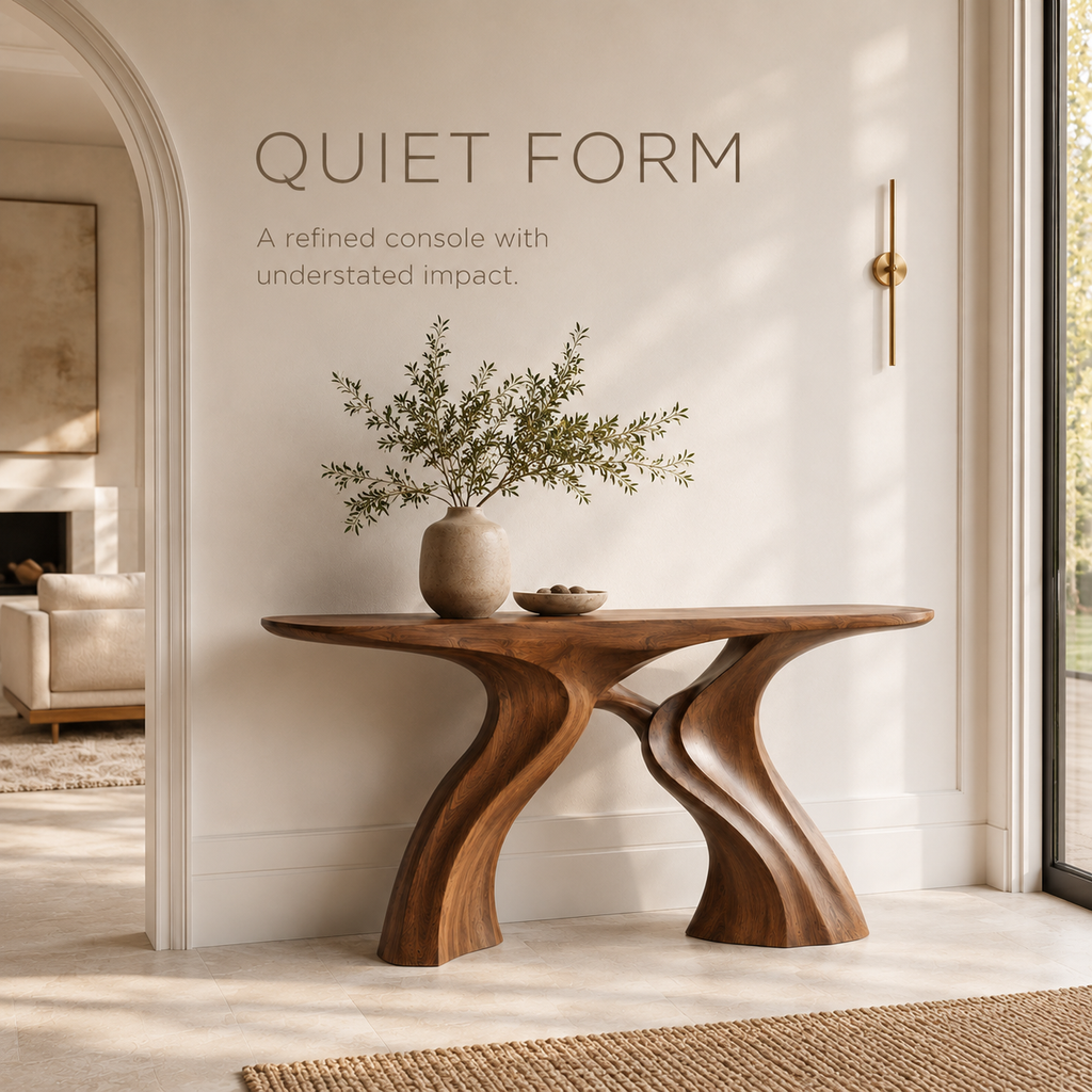 Liora Warm Walnut Console Table - product image 03