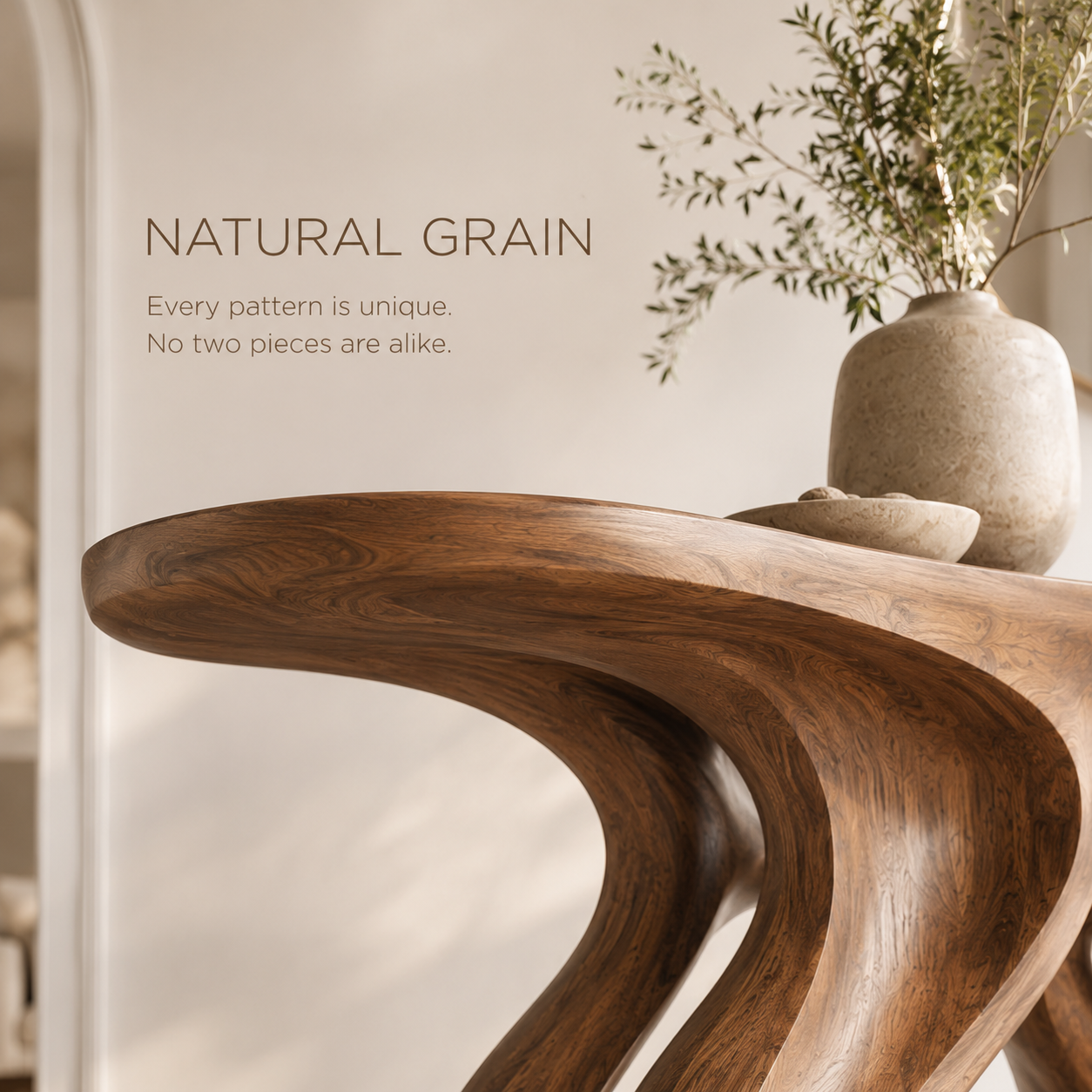 Liora Warm Walnut Console Table - product image 05