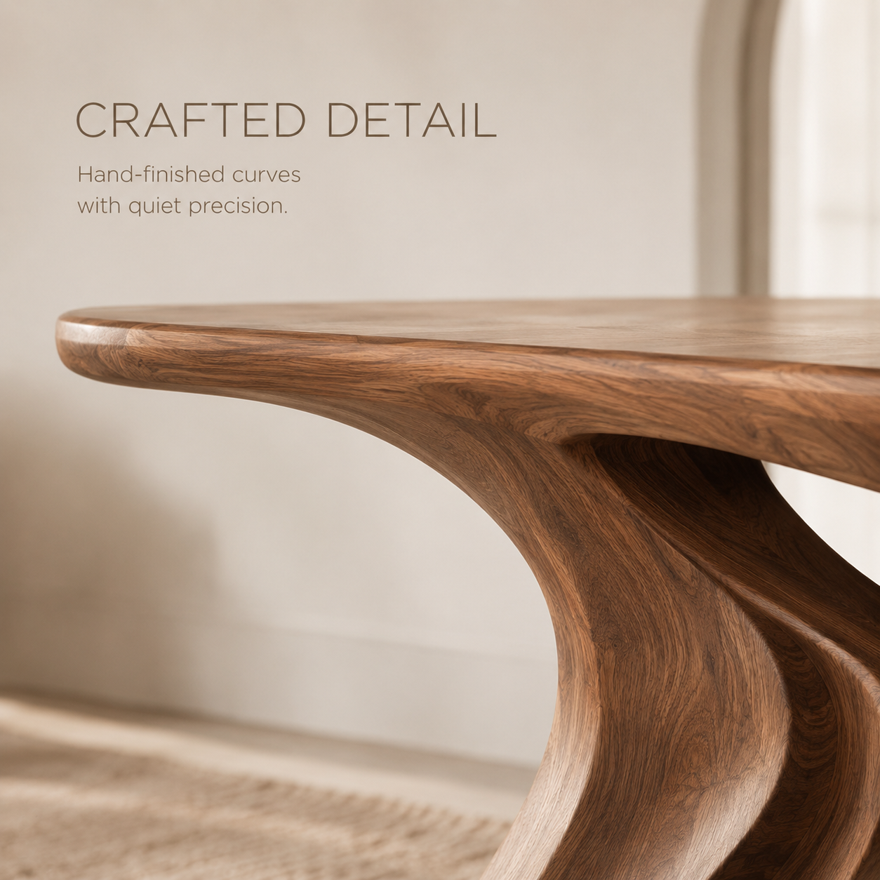 Liora Warm Walnut Console Table - product image 06