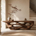 Brielle Sculpted Hall Console Table - main view