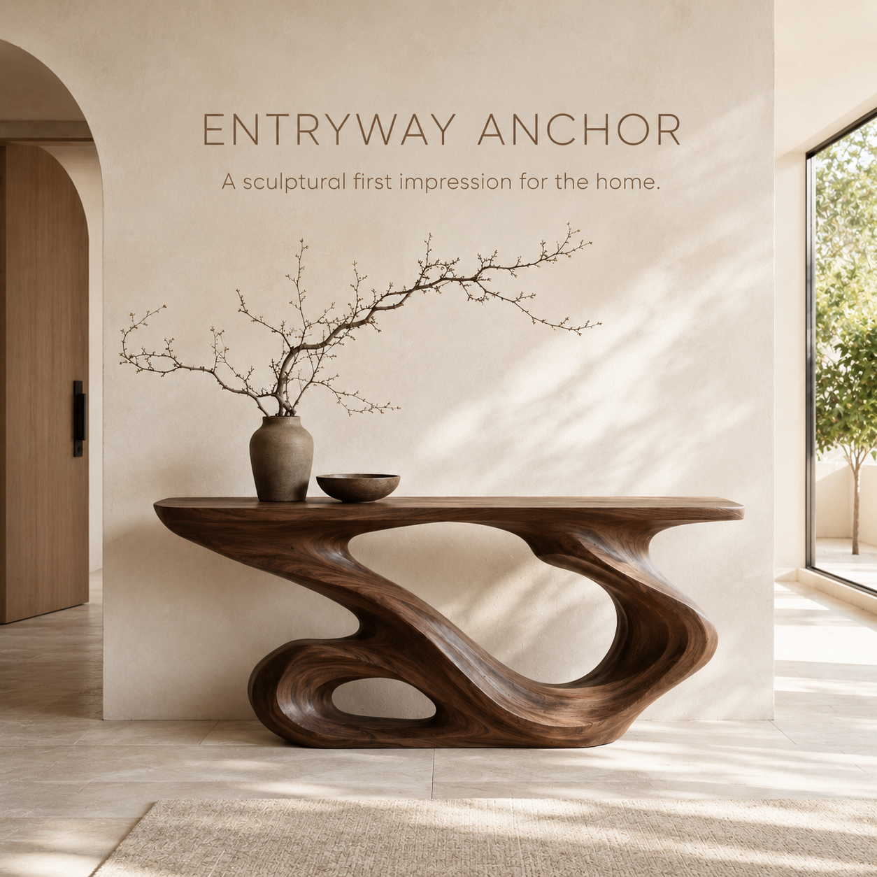Orin Organic Modern Console Table - product image 02