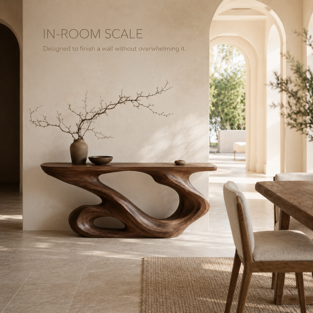 Orin Organic Modern Console Table - product image 04