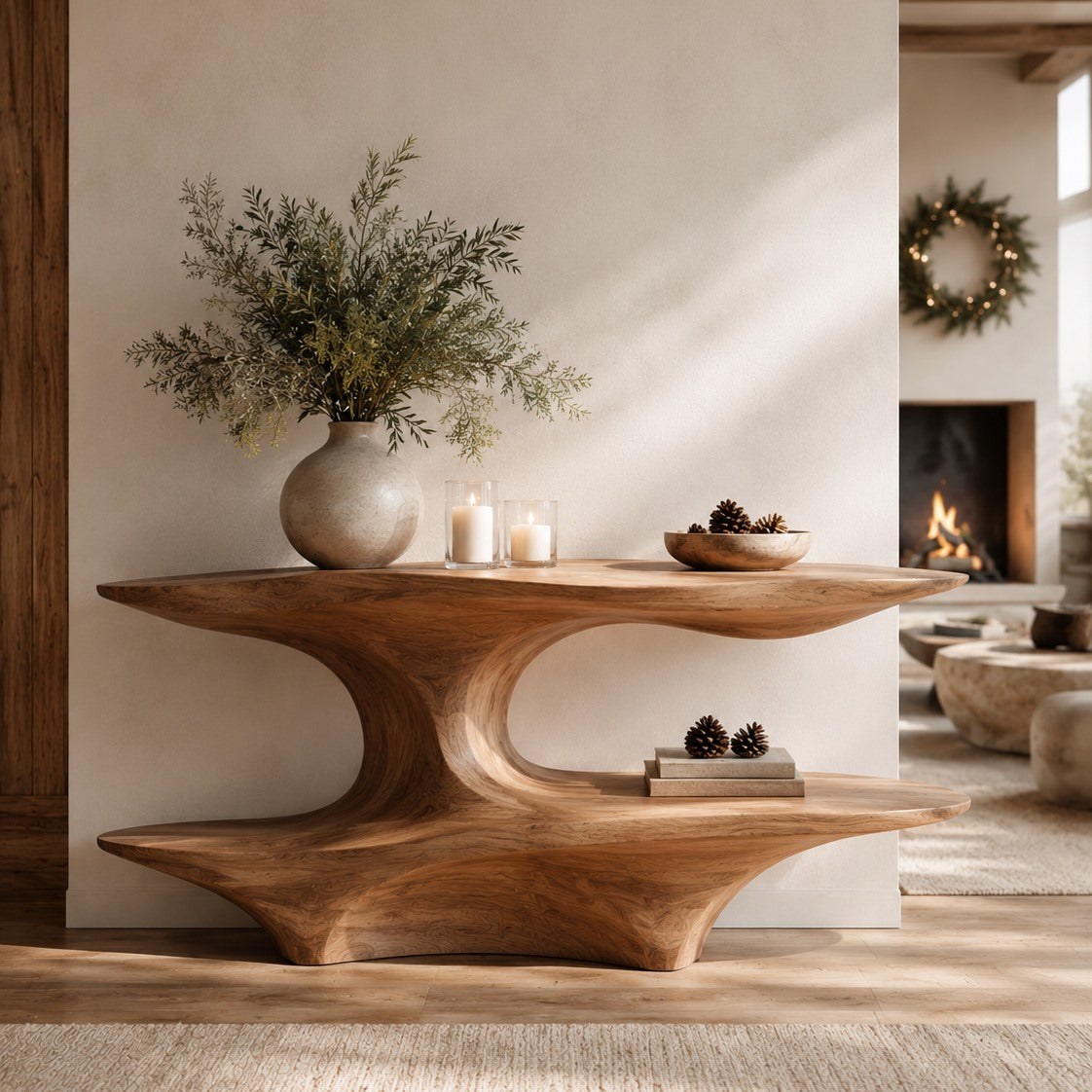 Selene Rounded Foyer Console Table - Design 164 - square cover image