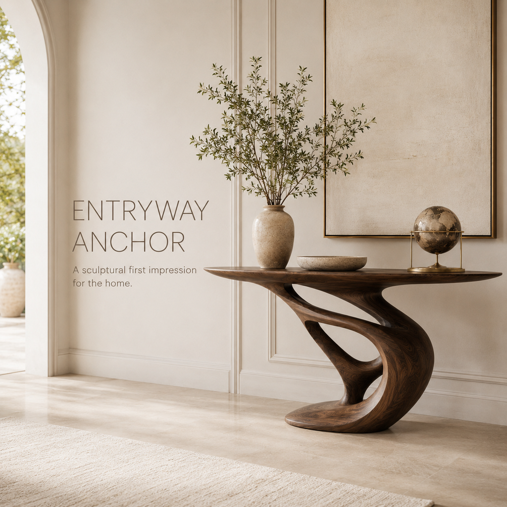 Mira Flow Wood Console Table - product image 02