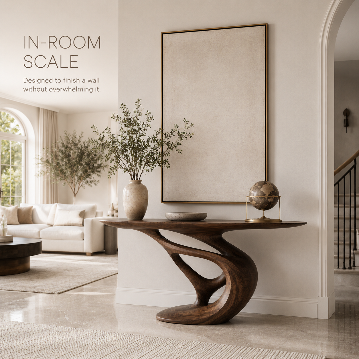 Mira Flow Wood Console Table - product image 04
